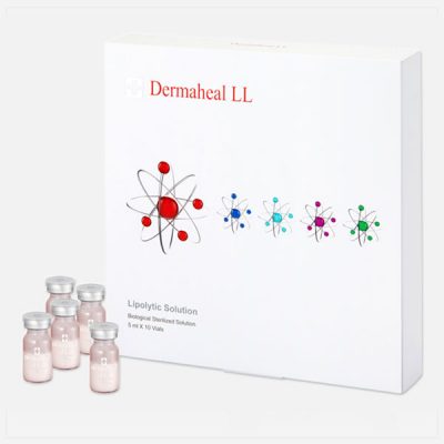 یک پک از کوکتل های درماهیل چربی سوز ال ال در تصویر مشاهده می شود.