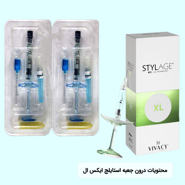 قیمت محتویات جعبه ژل استایلج ایکس ال