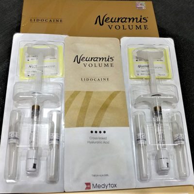 قیمت ژل خط خنده نورامیس والیوم لب دار نورامیس با زمینه آبی کم رنگ و با بهترین و مناسب ترین قیمت