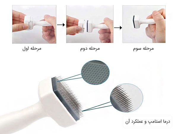 دستگاه میکرونیدلینگ درما استمپ با زمینه سفید در تصویر مشخص می باشد. مراحل استفاده از این دستگاه مشهود م یباشد