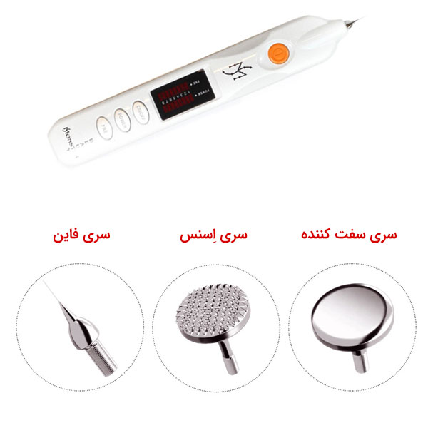 تصویری از یک دستگاه پلاسماپن به همراه سری های مختلف با زمینه سفید در تصویر مشخص می باشد.