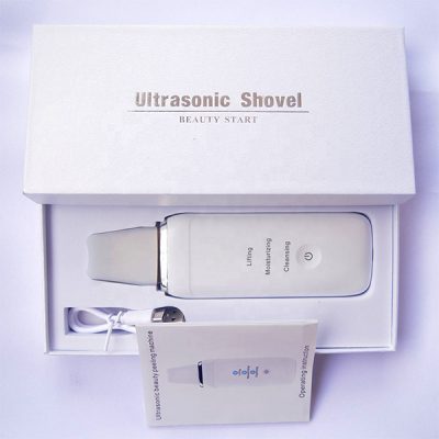 محتویات داخل جعبه دستگاه درما اف اولتراسونيک شاول Shovel