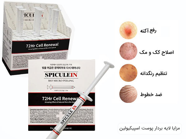پیلینگ پوست کره ای SPICULEIN