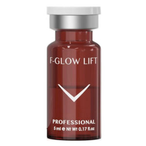 ويال ده ميلی ليتری کوکتل گلوليفت فيوژن در پس زمينه سفيد.