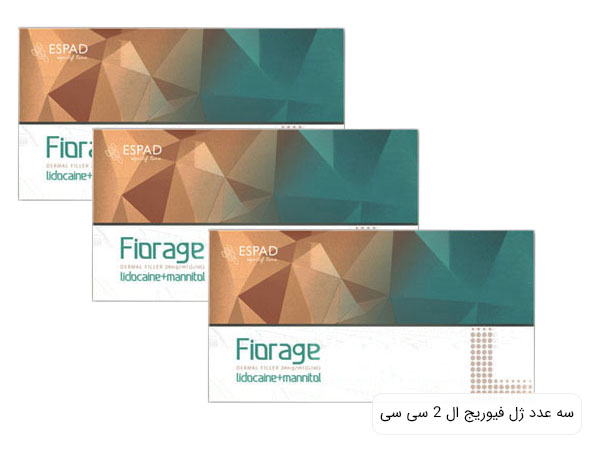 سه بسته فيوريج اصل در پس زمينه سفيد.