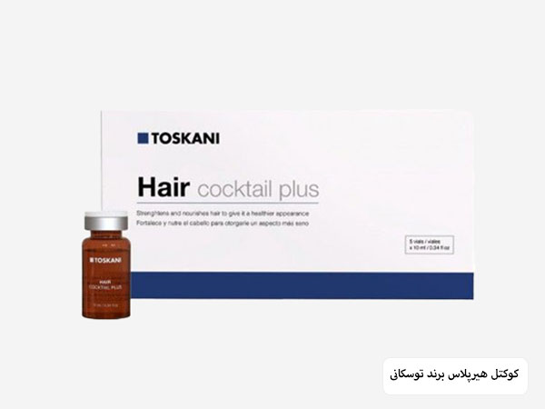یک عدد کوکتل هیرپلاس توسکانی به همراه جعبه محصول در پس زمینه سفید.