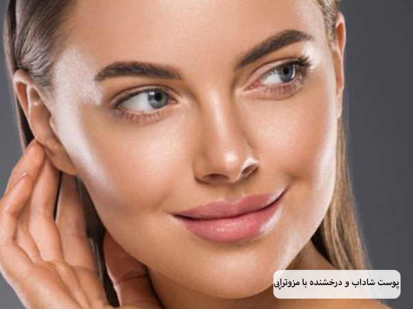 صورت یک خانم زیبا جو قبل و بعد از انجام مزوتراپی.